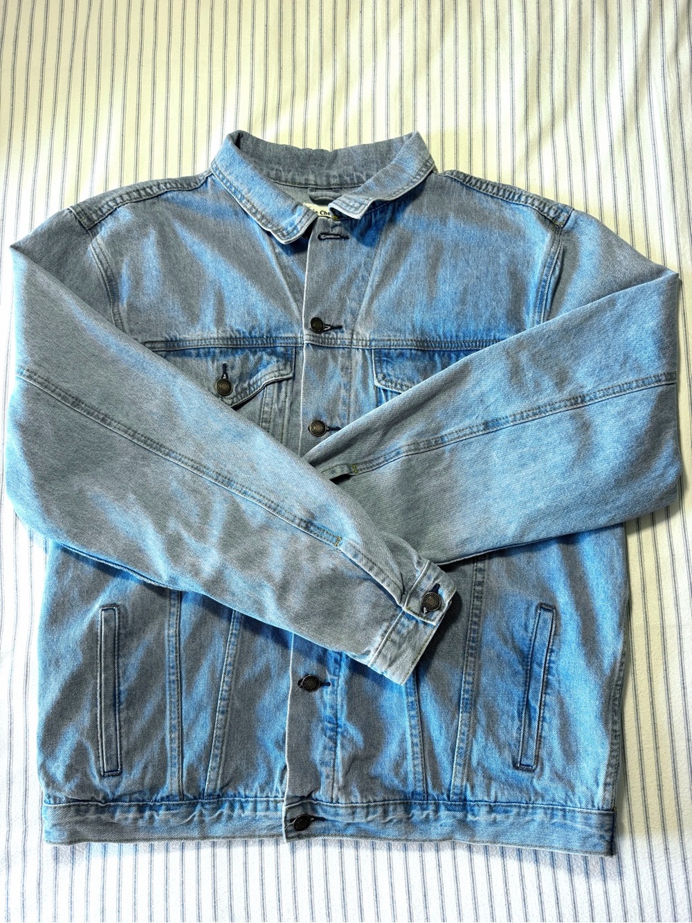 Oversized, Light-Wash Denim Jean Jacket